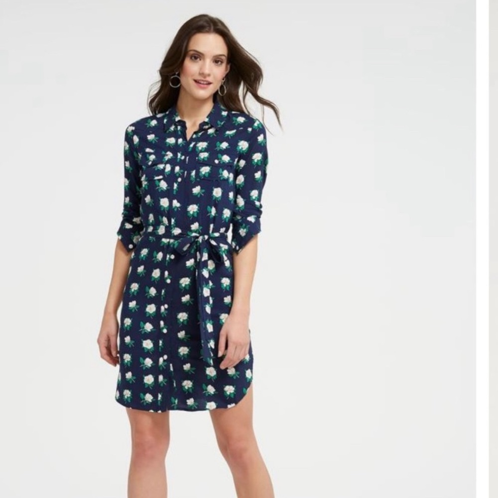 Draper James Magnolia Belted Shirt Dress